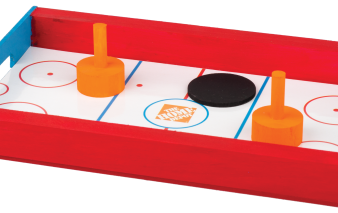 Homemade table hockey game 