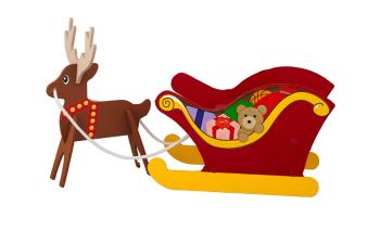 Sled and Reindeer